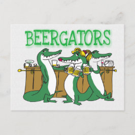 Cartão Postal Bar de Cerveja do Alligator
