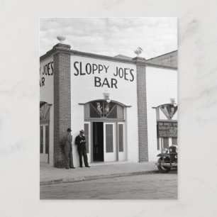 Cartão Postal Bar do Sloppy Joe's, 1938