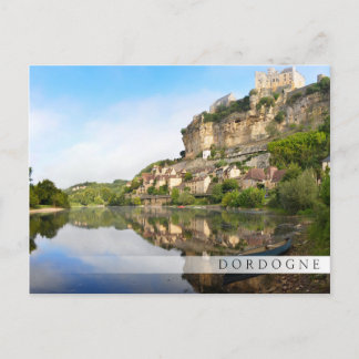 Cartão Postal Bar Dordogne e Beynac-et-Cazenac