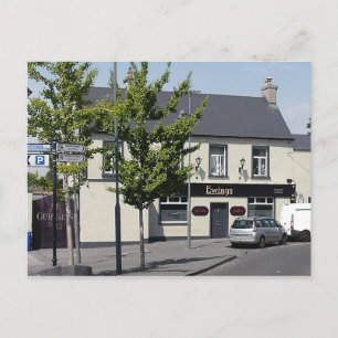 Cartão Postal Bar Ewings, Haymarket, cidade de Carlow, Irlanda