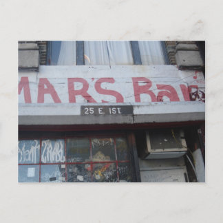 CARTÃO POSTAL BAR MARS