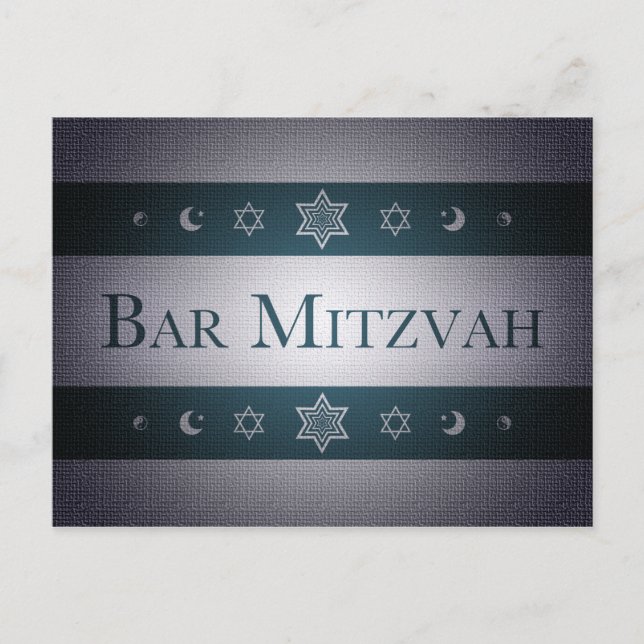 Cartão Postal Bar Mitzvah (Frente)