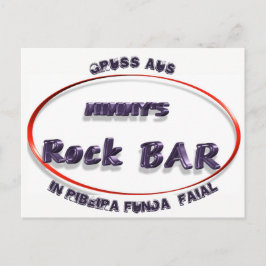 Cartão Postal Bar Rock da Mimmy
