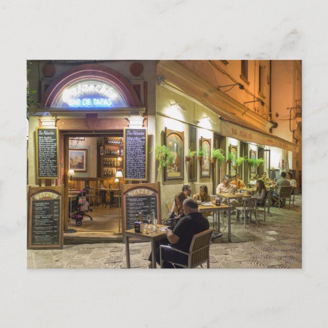 Cartão Postal Bar Tapas e restaurante (Frente)