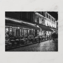 Cartão Postal Bar terrasse Paris