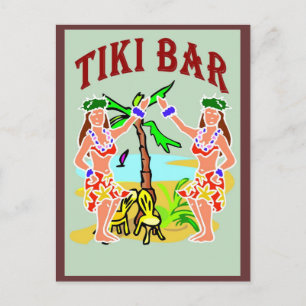 Cartão Postal Bar Tiki