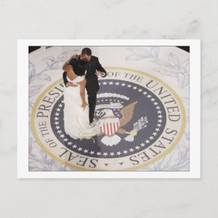 Cartão Postal Barack e Michelle Obama