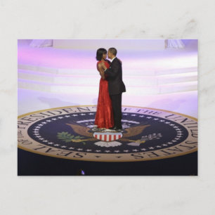 Cartão Postal Barack e Michelle Obama