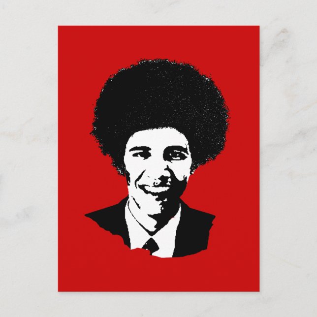 CARTÃO POSTAL BARACK FROBAMA (Frente)