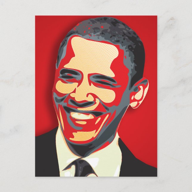 Cartão Postal Barack Obama 44 Presidente (Frente)