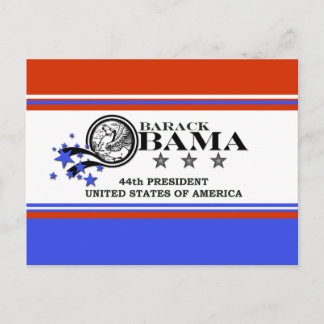 Cartão Postal Barack Obama 44 Presidente