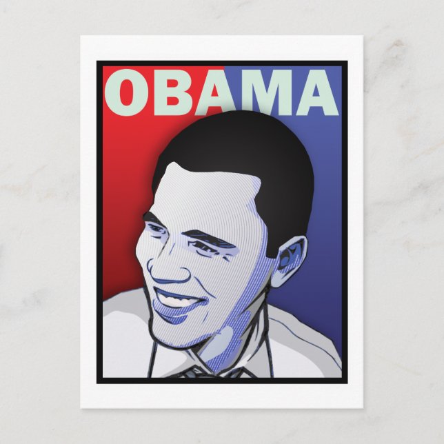 Cartão Postal Barack Obama - Aquele (Frente)