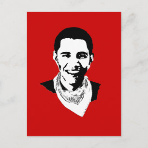 Cartão Postal Barack Obama Bandana