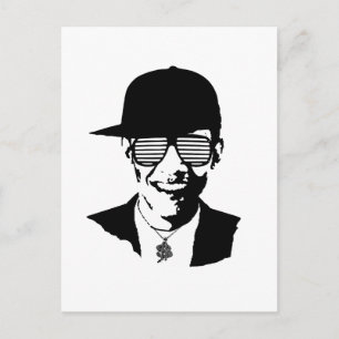 Cartão Postal Barack Obama Bling