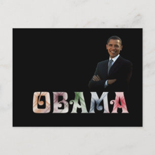 Cartão Postal Barack Obama Design