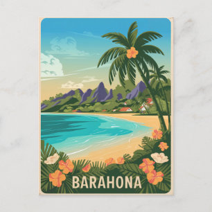Cartão Postal Barahona República Dominicana Vintage
