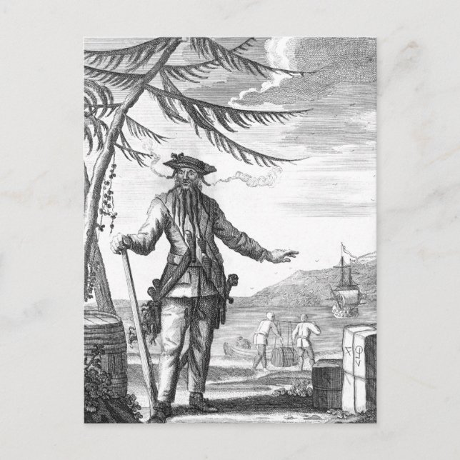 Cartão Postal Barba Negra (Frente)