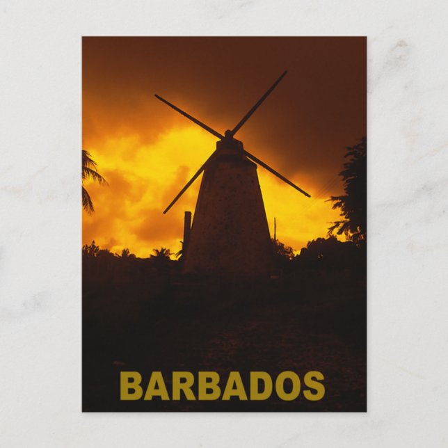 Cartão Postal Barbados (Frente)