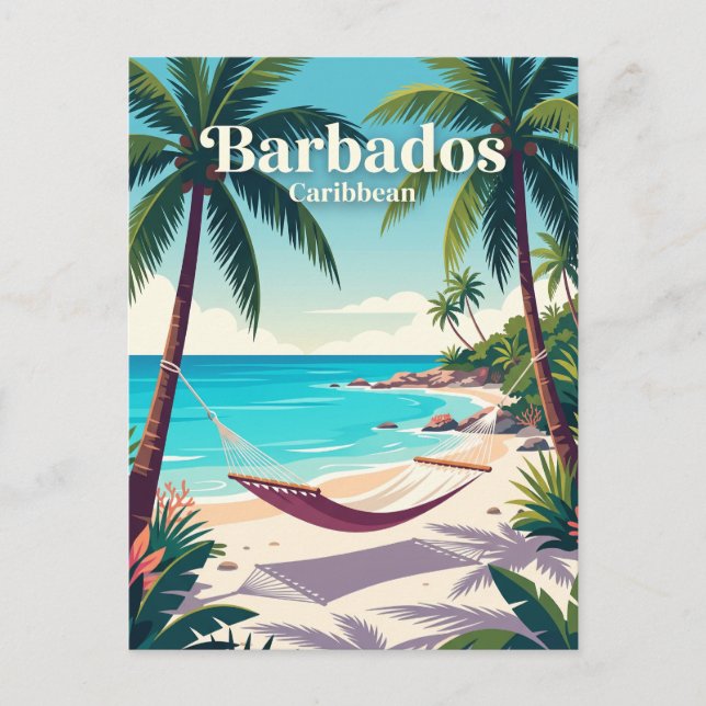Cartão Postal Barbados (Frente)