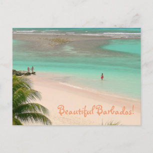 CARTÃO POSTAL BARBADOS BELOS"/BAIXAS GORGIOSAS E ÁGUA AQUA