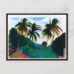Cartão Postal Barbados, pintura de Joseph Stella