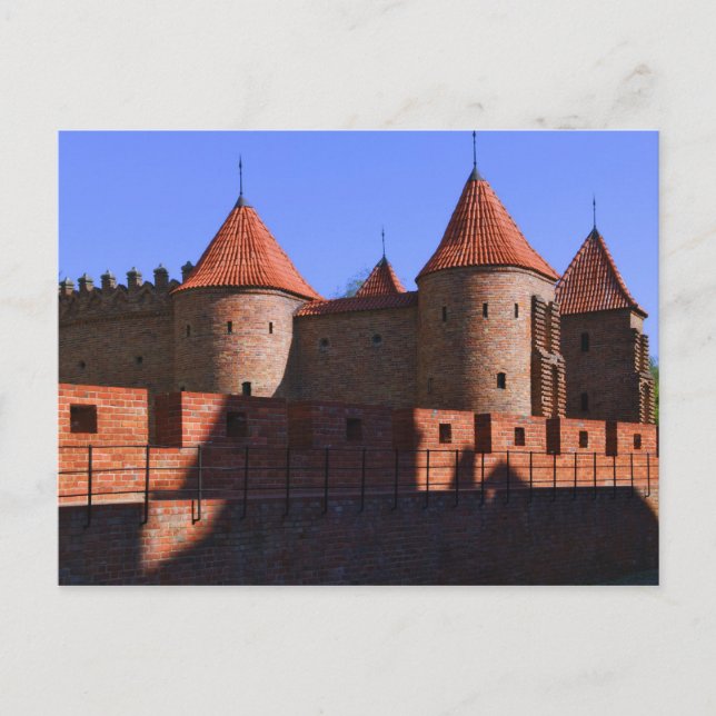 Cartão Postal Bárbaro, Varsóvia, Polônia (Frente)