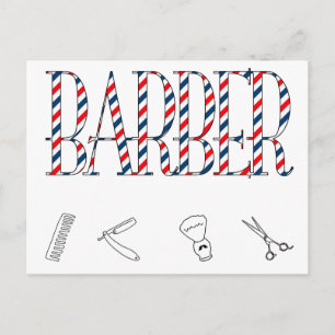 Cartão Postal Barber