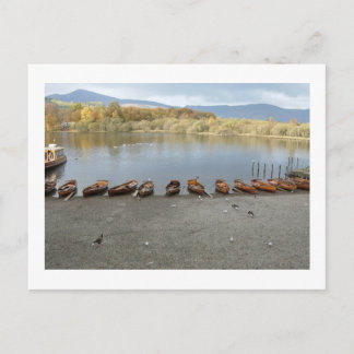Cartão Postal Barcaças de Derwentwater: Lake District