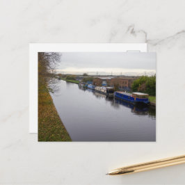 Cartão Postal Barcaças no Canal Knottingley e Goole