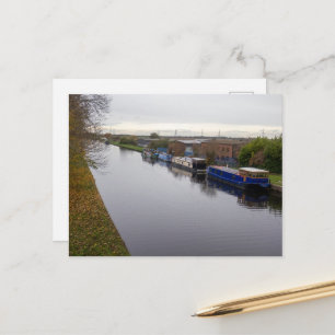 Cartão Postal Barcaças no Canal Knottingley e Goole