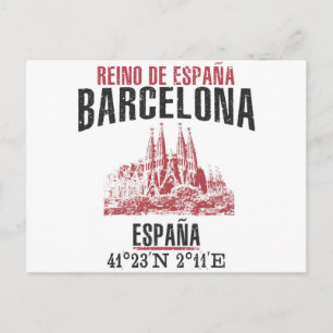 Cartão Postal Barcelona