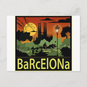 Cartão Postal Barcelona