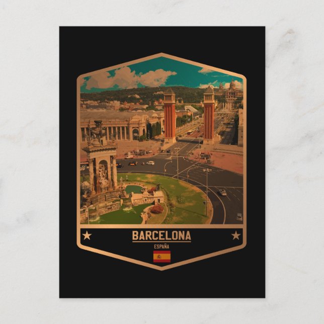 Cartão Postal Barcelona (Frente)