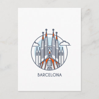 Cartão Postal Barcelona