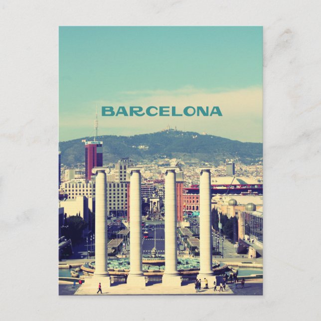 Cartão Postal Barcelona (Frente)