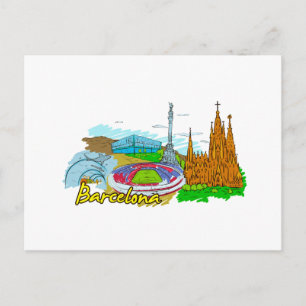 Cartão Postal Barcelona - Espanha