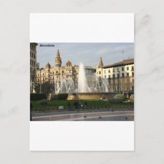 Cartão Postal Barcelona — Plaza — Catalunha—[kan.k].JPG