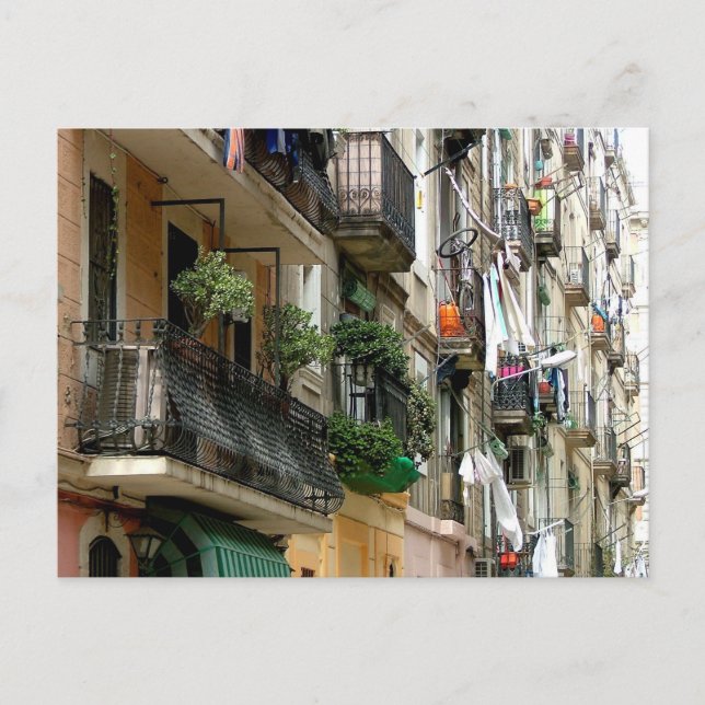 Cartão Postal Barceloneta (Frente)