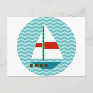 Cartão Postal Barco