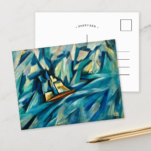 Cartão Postal Barco à Vela   Amadeo de Souza-Cardoso