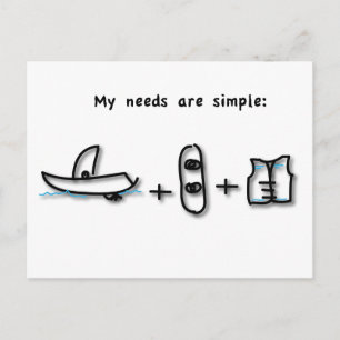 Cartão Postal Barco é tudo que preciso