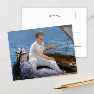 Cartão Postal Barco   Édouard Manet