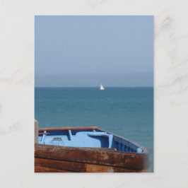 Cartão Postal Barco Em Negócio