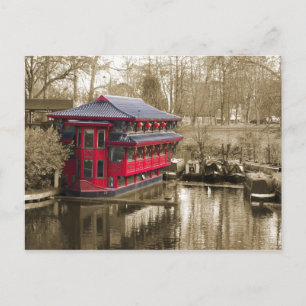 Cartão Postal barco japonês