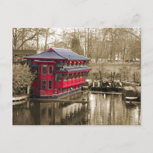 Cartão Postal barco japonês (Frente)