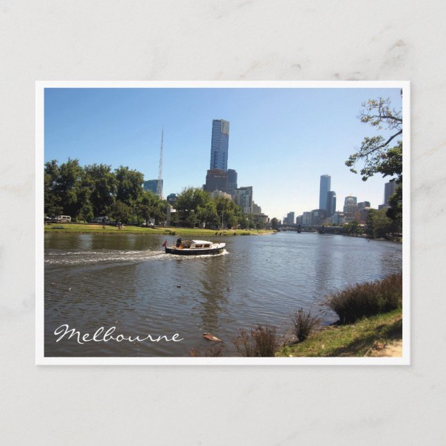 Cartão Postal barco yarra eureka (Frente)