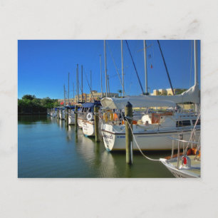 Cartão Postal Barcos
