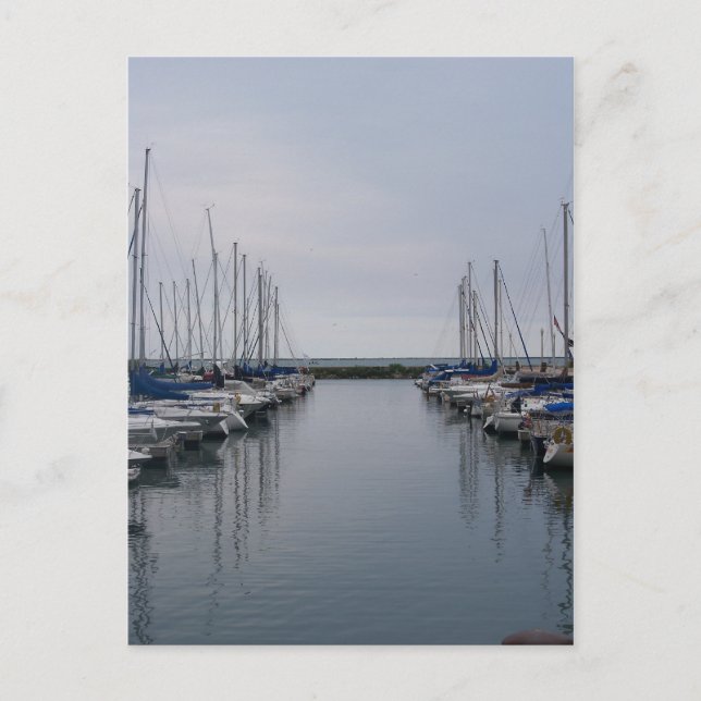Cartão Postal barcos (Frente)