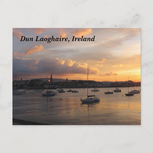 Cartão Postal Barcos à vela ao sol (Frente)