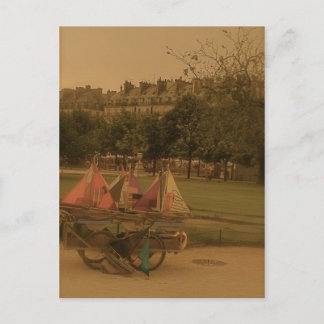 Cartão Postal Barcos Brinquedos